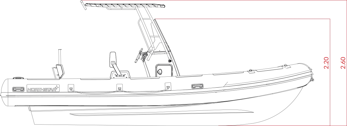 NorthStar Vega 6.4 ölçülü yan görünüm