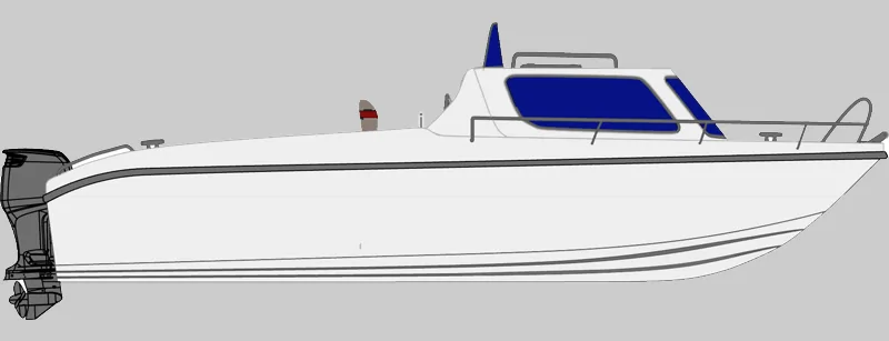 Safter 630 Cabin Cruiser çizim